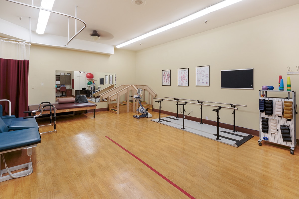 the rehab gym of Villa Las Palmas