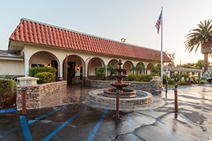 the front of Villa Las Palmas